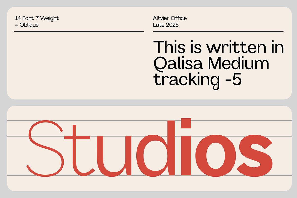 Qalisa - Modern sans, a Sans Serif Font by Uncarving (Photo 6 of 20)