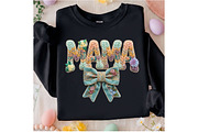 Coquette Mama Png Floral Yarn Mama, an Illustration by Designking (Thumbnail 4 of 6)