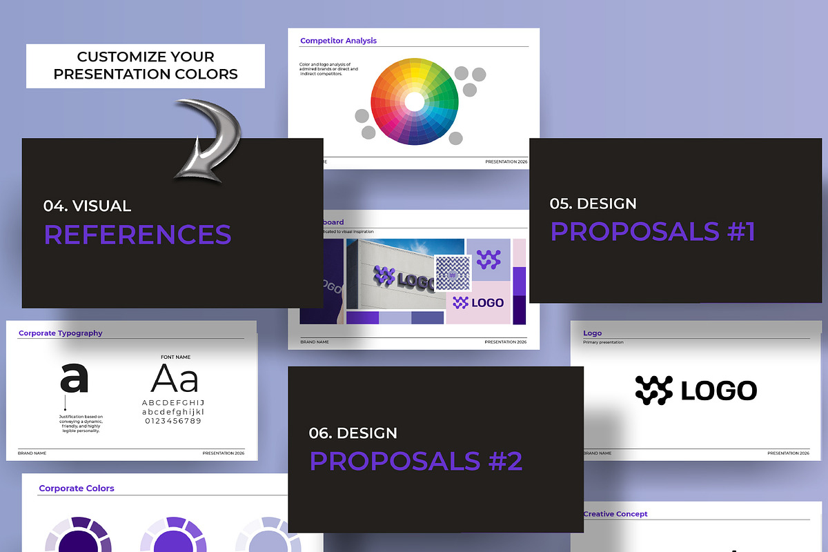 Brand Strategy Presentation Template, a Branding & Logo Template by Abstracto-Create (Photo 3 of 5)