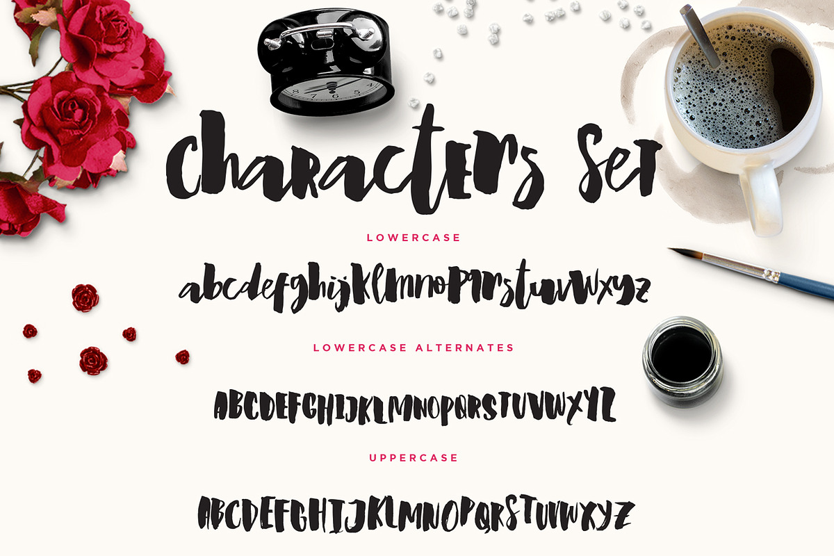 Wiggle Watercolor brush script preview 7