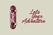 Lakeland brush font, a Script Font by Emyself Design (Thumbnail 10 of 10)