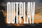 Outplay - Condensed Sans Serif Font, a Sans Serif Font by Pian45 Studio (Thumbnail 1 of 8)