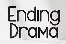 Ending Drama | Script Font