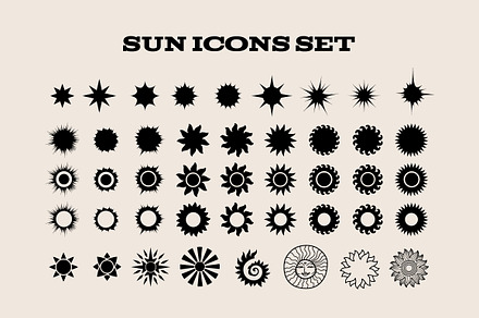 Sun Icons Set
