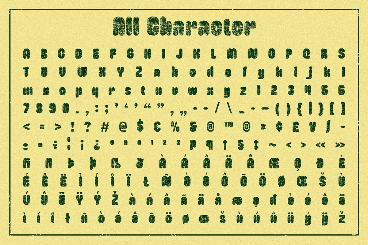 Bamboly Rounded Stamp, a Sans Serif Font by Craft Supply Co. (Photo 8 of 8)