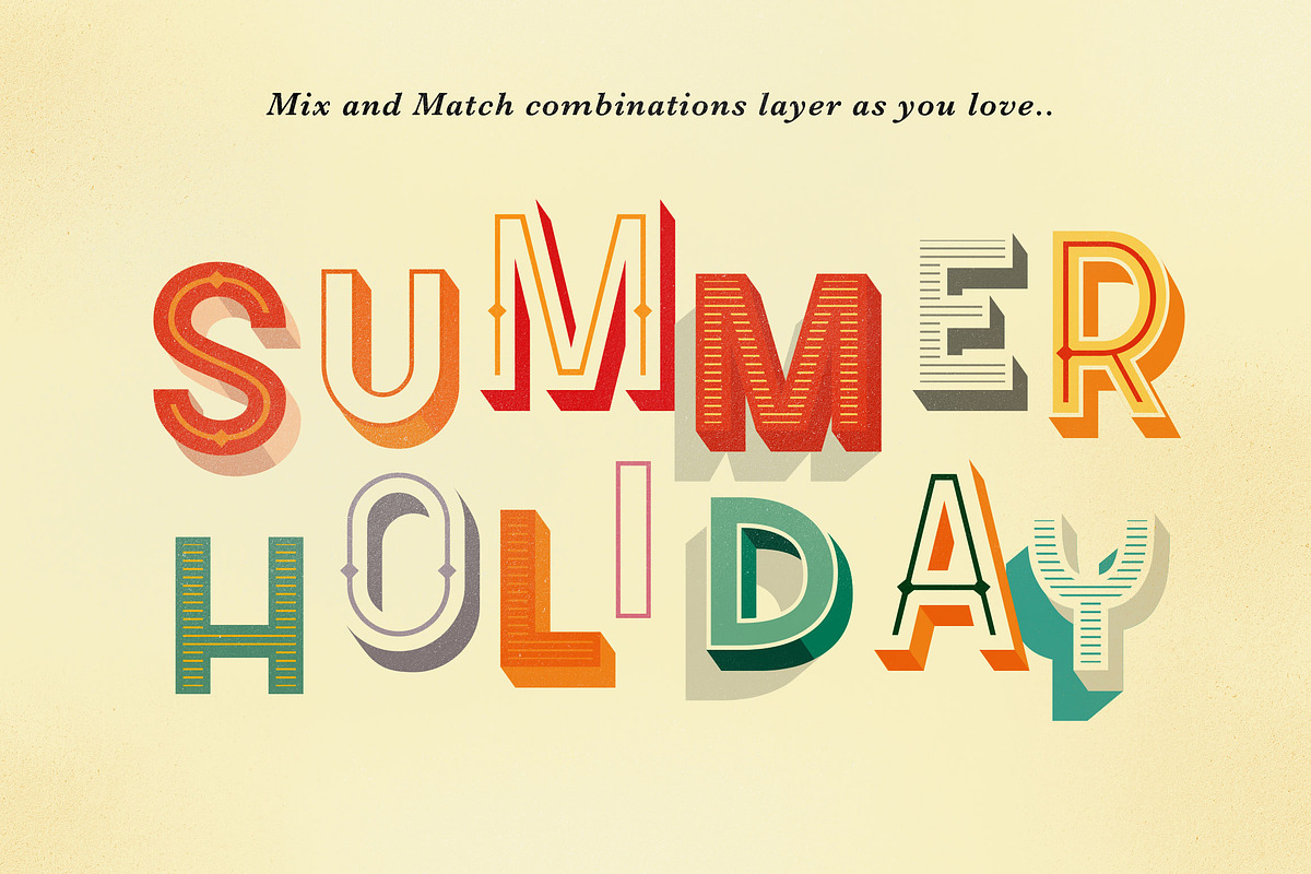Sevastian Layered Typefaces, a Font by Adam Fathony (Photo 6 of 10)