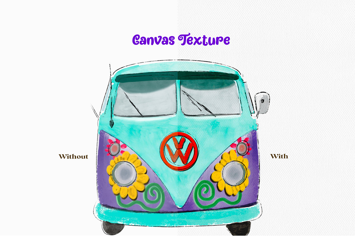 Groovy Gouache for Procreate, a Brush Add-On by Sofydoll Designs (Photo 7 of 8)