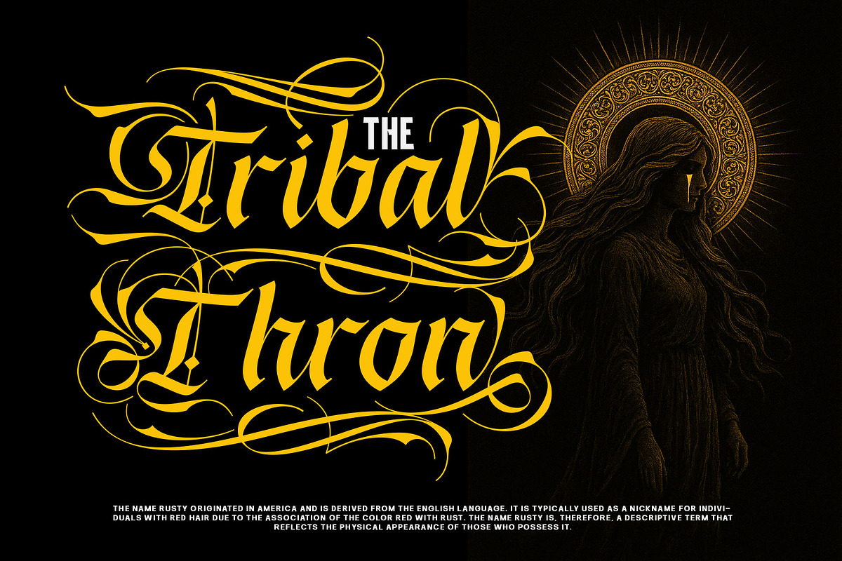 Berga Mont Typeface, a Blackletter Font by alit design (Photo 8 of 17)