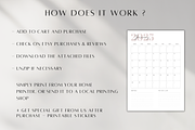 2025 Printable Calendar Template, a Stationery Template by BRANDcontent (Thumbnail 7 of 7)