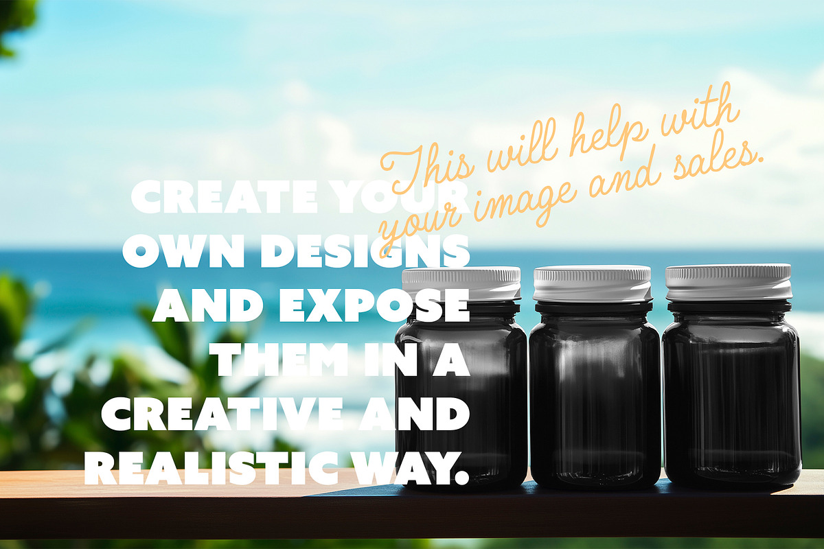 Apothecary Bottle Mockup Scene, a Packaging Mockup by McLittle Stock (Photo 5 of 5)