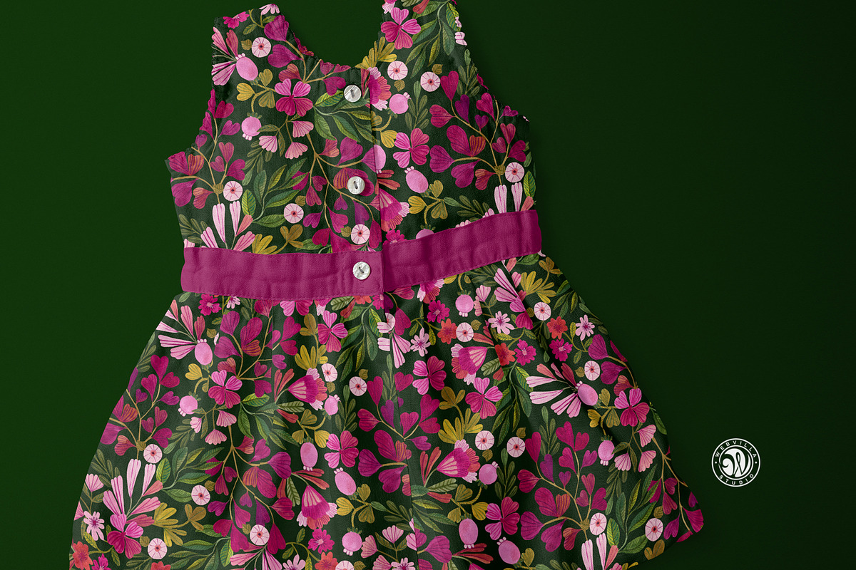 Spring Gouache Pattern, a Pattern Graphic by Webvilla Studio (Photo 2 of 7)