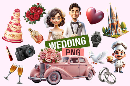 Wedding Png Elements