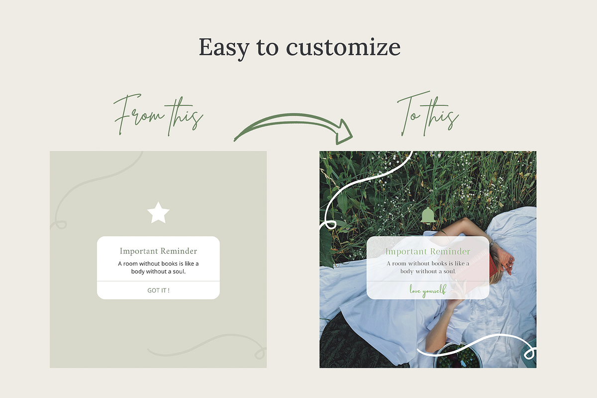 Sage Instagram Template Canva, a Social Media Template by Eden Origin Studio (Photo 3 of 4)