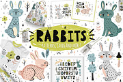 Rabbits Collection: patterns, cards, an Animal Illustration by Gulnara Sabirova (Thumbnail 1 of 16)