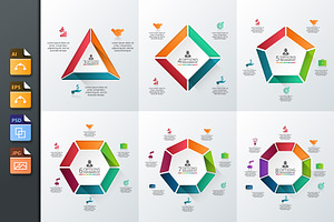 Infographics Template Set V.10