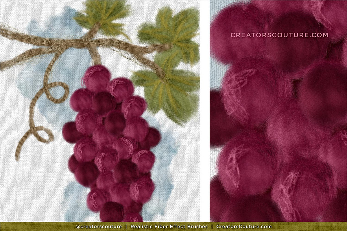 Realistic Fiber Effect Brush Studio, a Brush Add-On by Creators Couture (Photo 21 of 25)