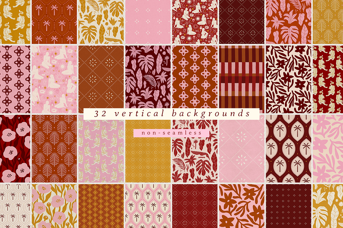 Terra bohemia. Backgrounds & frames, a Background Graphic by kondratya (Photo 10 of 14)