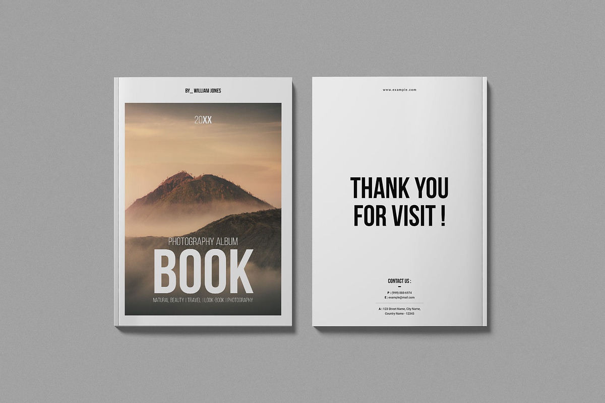 Photography Album Book Layout, a Magazine Template by Work-Envance (Photo 9 of 9)