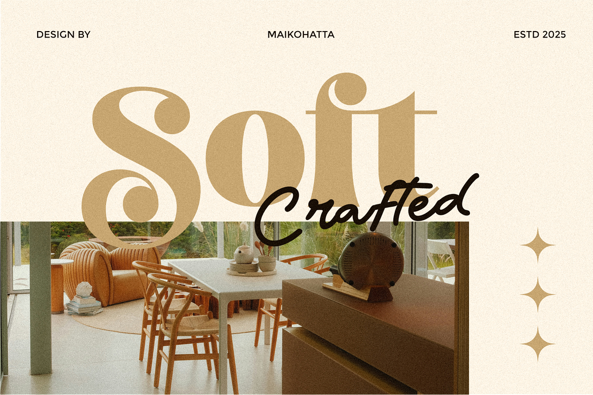 Thearopy - Font Duo Typeface, a Serif Font by MaikoHatta (Photo 8 of 8)