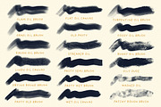 Oil Paint Brushes for Procreate, a Brush Add-On by Guerillacraft (Thumbnail 6 of 6)