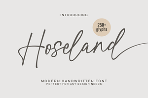 Hoseland - Modern Handwritten