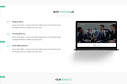 Material Design Agency HTML Theme, a Bootstrap Template by Themeplaza (Thumbnail 3 of 7)