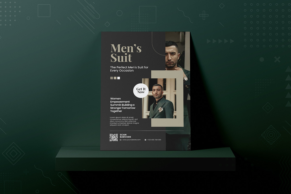 Mens Suit Flyer, a Flyer Template by Fannan Studio (Photo 2 of 2)