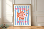 Funny Summer Pun Hand Drawn Fish PNG, an Illustration by Daily.Designs (Thumbnail 3 of 3)