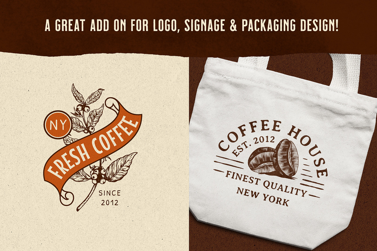 Coffee House - Illustration Set, an Illustration by Heritage Type Co. (Photo 4 of 6)
