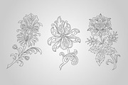 18 Paisley Floral Designs (Vector), an Object Graphic by BIOWORKZ (Thumbnail 2 of 5)