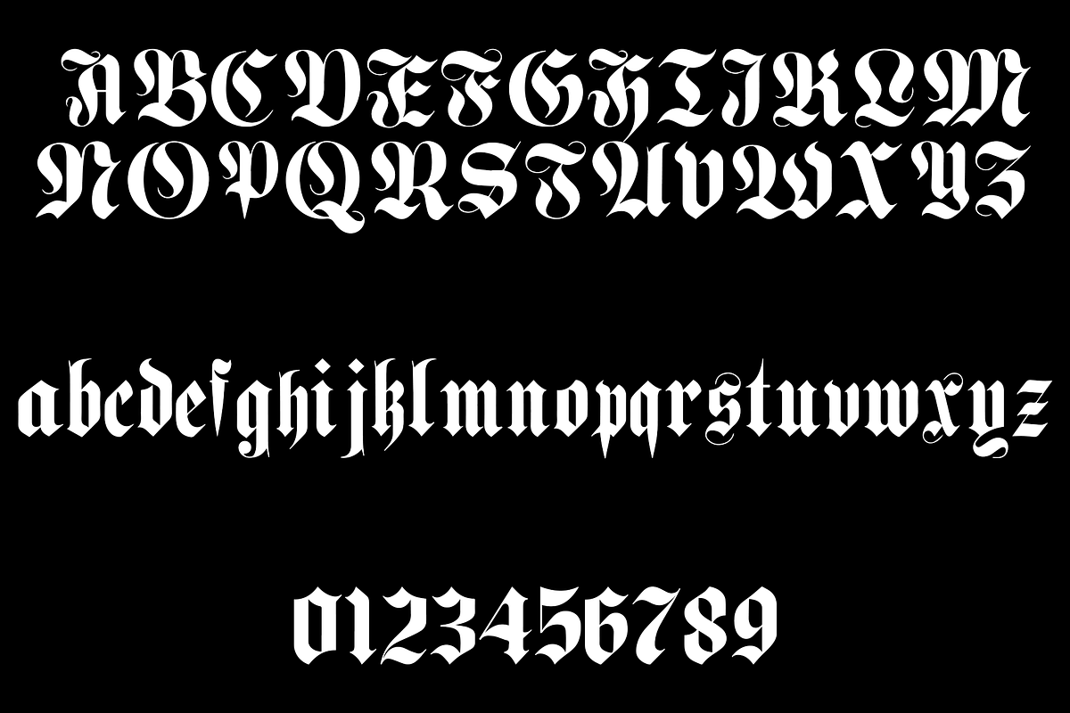 NEXUS, a Blackletter Font by Dz Akali (Photo 6 of 8)