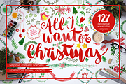 All I Want 4 Christmas Graphics Pack, an Object Graphic by MaGo (Thumbnail 1 of 5)