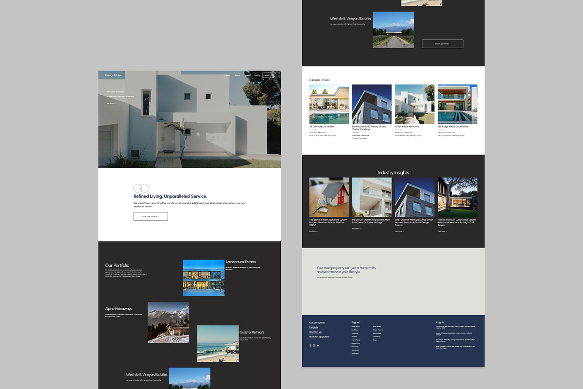 Real Estate Agent Website Template preview 5