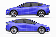 2026 Performance EV Crossover Set, an Advertising Mockup by Halal Graphic Studio (Thumbnail 9 of 12)