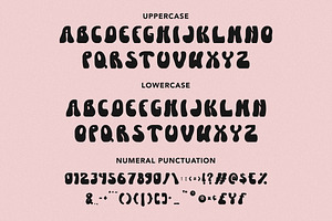 FloraI Inside - Groovy Display Font