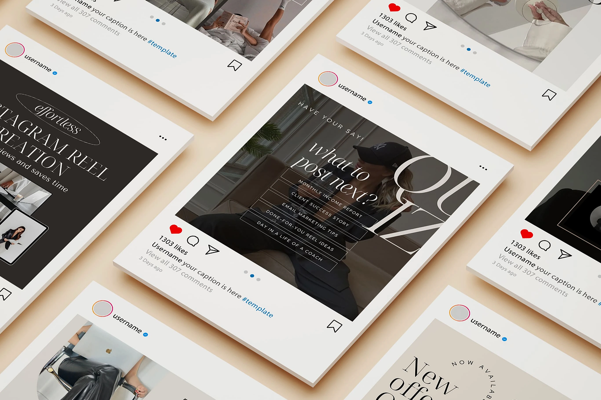 Business coach Instragram Templates, a Social Media Template by SwitzerShop (Photo 6 of 8)