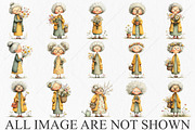 Whimsical Spring Grandma Clipart, a Seasonal Illustration by Canvas Craft (Thumbnail 4 of 10)