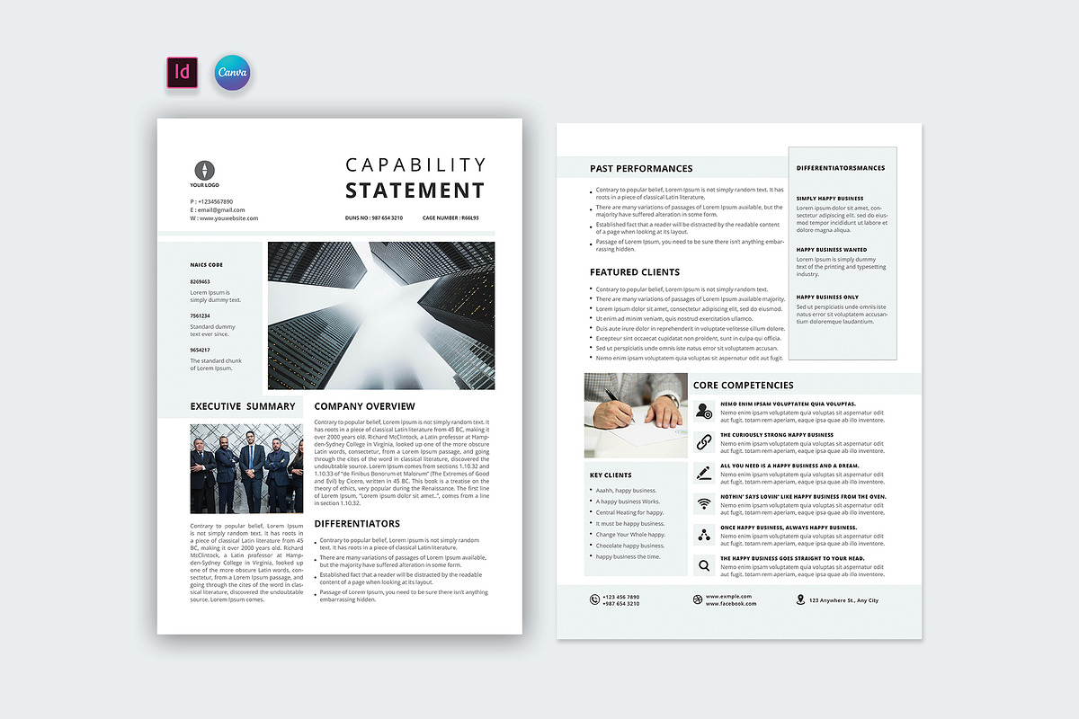 Capability Statement Templates