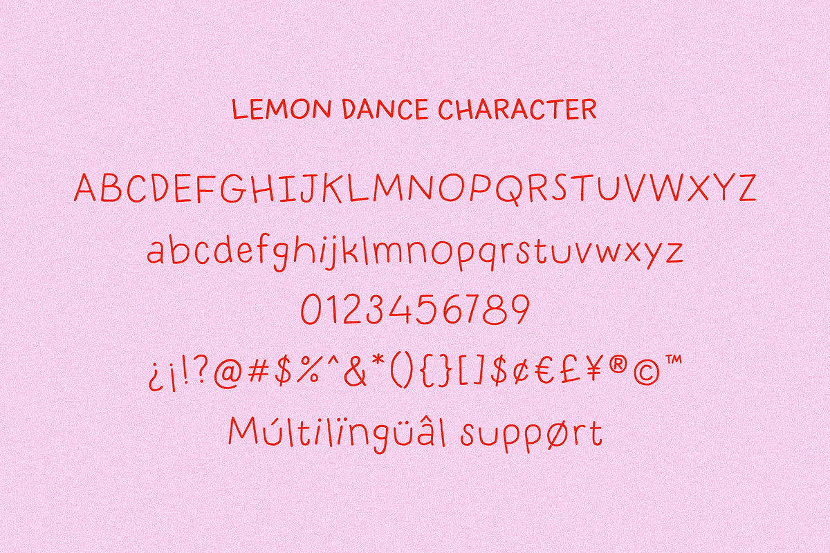 Lemon Dance Handwriting, a Handwritten Font by 24Design Studios (Photo 6 of 7)