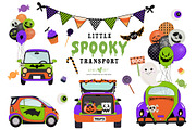 Cute Halloween Party Car Clipart, a Transportation Illustration by Oh Darling Graphics (Thumbnail 4 of 4)