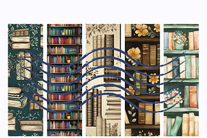 Book Themed Pen Wraps, Epoxy