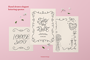 Coquette Wedding Cliparts & Frames, an Object Illustration by Felizabeth Design (Thumbnail 8 of 14)