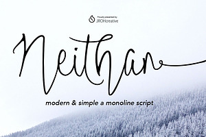Neithan Monoline Script