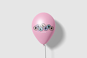 Balloon mockup, a Product Mockup by DxSLEX (Thumbnail 3 of 5)