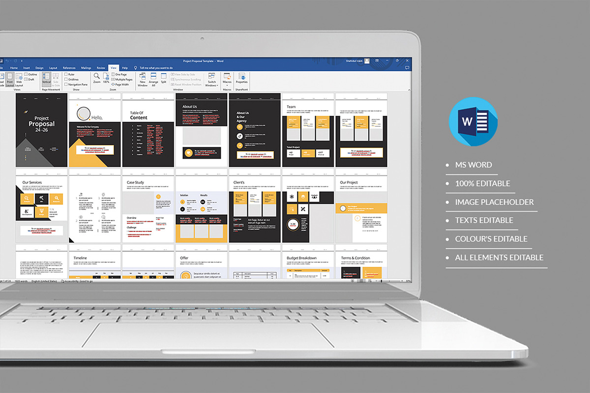 Project Proposal Brochure Template preview 2