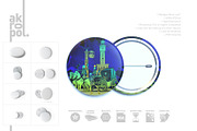 Badge Button Mock-Ups, an Advertising Mockup by akropol (Thumbnail 2 of 7)