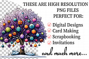 Whimsical Christmas Tree Clipart, an Illustration by Daily.Designs (Thumbnail 2 of 5)