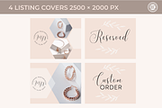 Editable ETSY shop branding kit, a Branding & Logo Template by Chakraborty Design (Thumbnail 7 of 9)