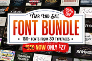 Font Bundle - Year End Sale! 95% OFF, a Font by Arterfak Project (Thumbnail 1 of 16)