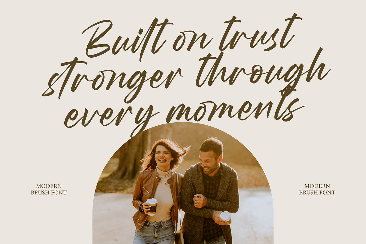 Wystine Esphelta Modern Brush Font, a Script Font by Letterena Studios Script (Photo 2 of 20)